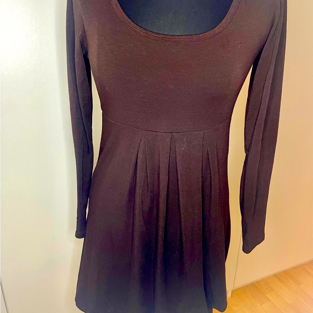 Loca Linda vintage brown dress with bubble hem small